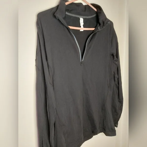 Lululemon Mens Black Stretchy Pullover - Picture 4 of 8
